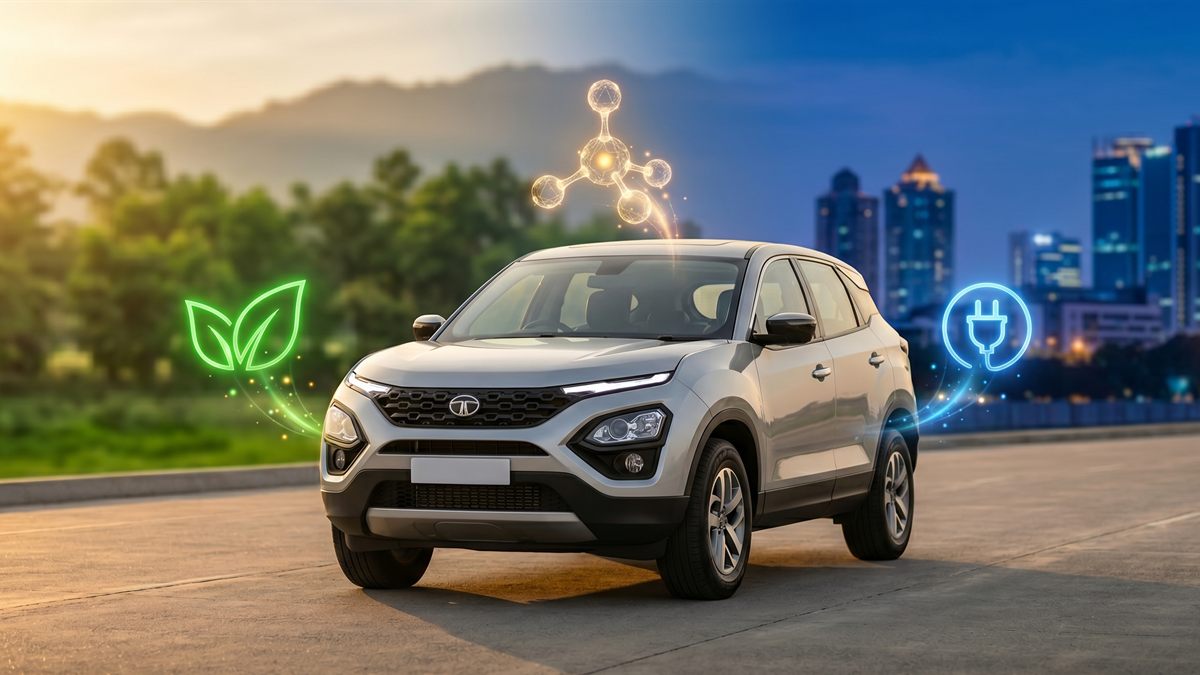 Maruti hybrid, CNG and electric cars representing the choice of clean powertrains in 2026